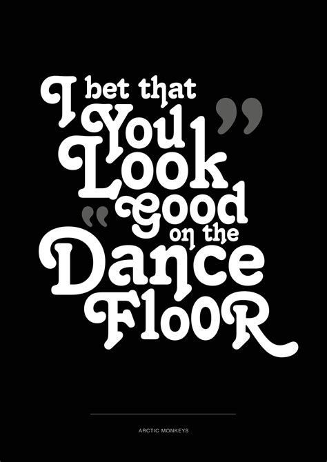 i bet you look good on the dancefloor lyrics